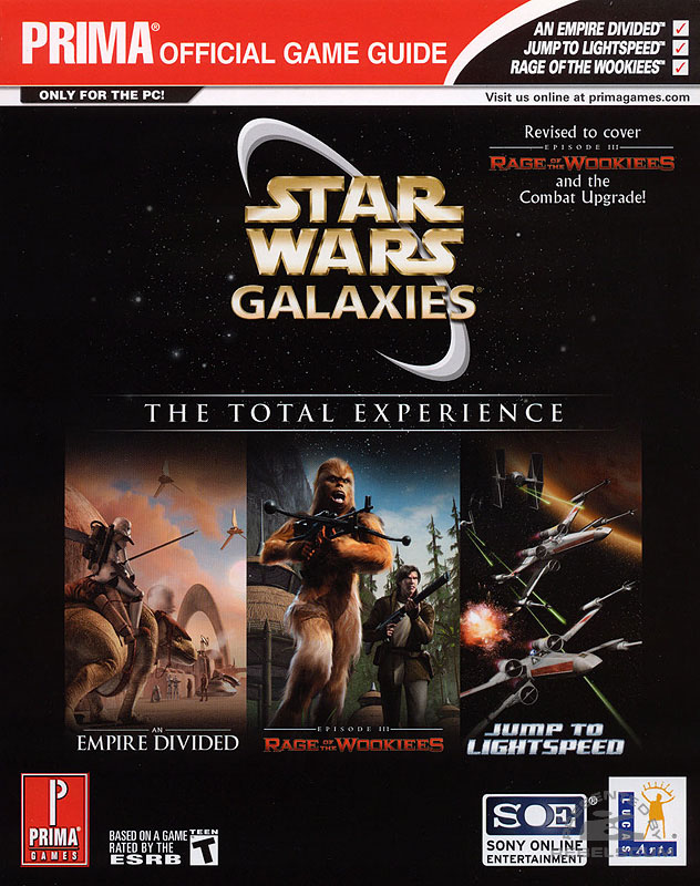 Star Wars: Galaxies: The Total Experience Prima Official Game Guide - Softcover