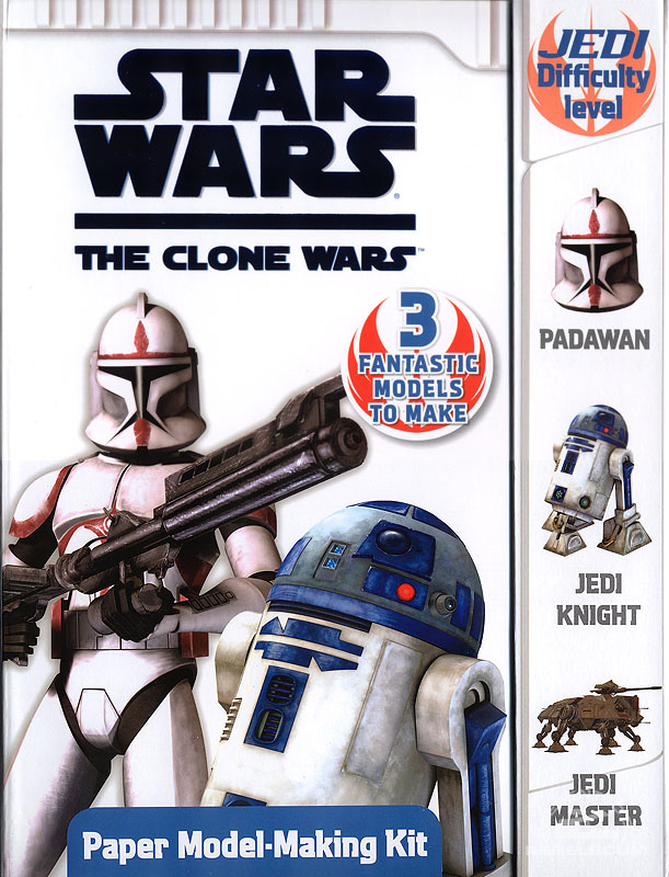 Star Wars: The Clone Wars – Paper Model-Making Kit - Hardcover