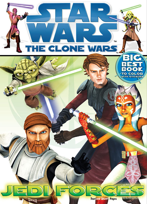 Star Wars: The Clone Wars – Jedi Forces Coloring Book - Softcover