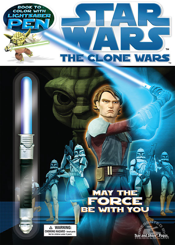 Star Wars: The Clone Wars – May the Force Be with You Coloring Book - Softcover