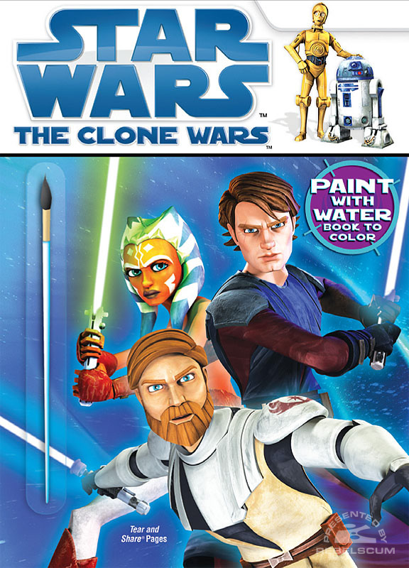 Star Wars: The Clone Wars – Paint with Water Coloring Book
