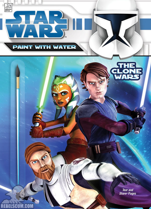 Star Wars: The Clone Wars – Paint with Water Coloring Book