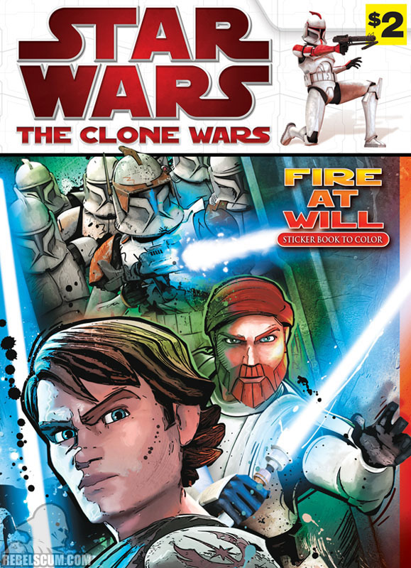 Star Wars: The Clone Wars – Fire At Will Coloring Book - Softcover