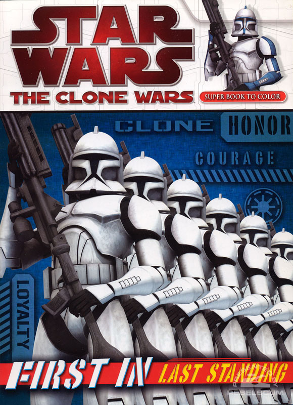 Star Wars: The Clone Wars – First In Last Standing Coloring Book