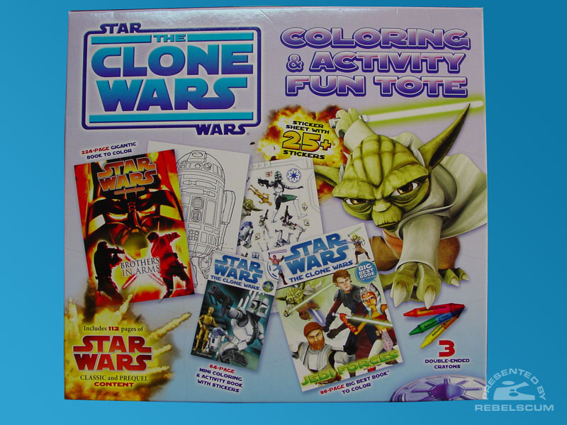 The Clone Wars – Coloring & Activity Fun Tote (Back)