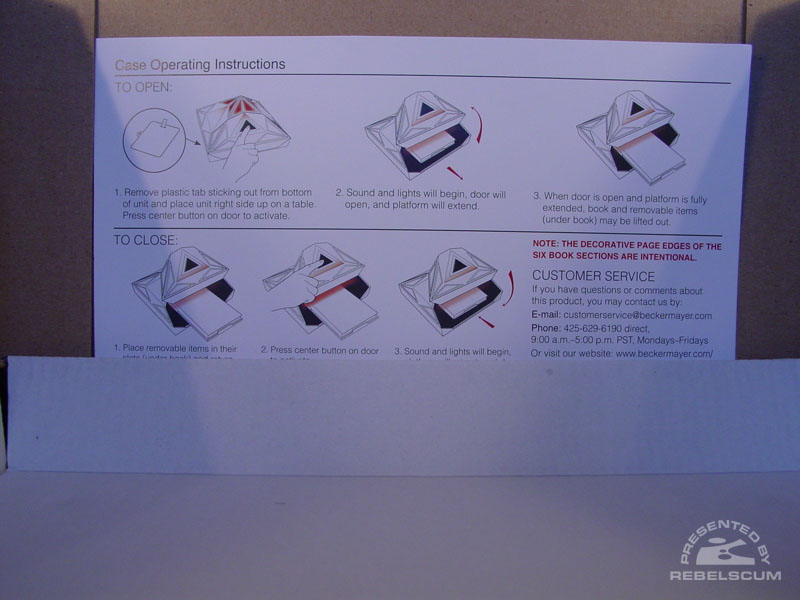 Book of Sith Instructions in Box