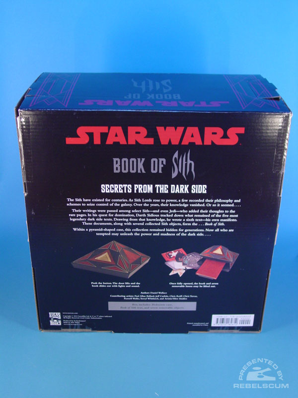 Book of Sith Box, bottom