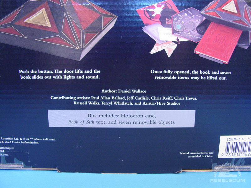 Book of Sith Box, description
