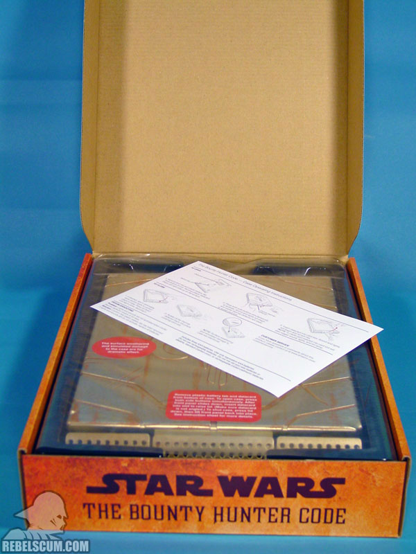 Star Wars: The Bounty Hunter Code (Box, open showing case)