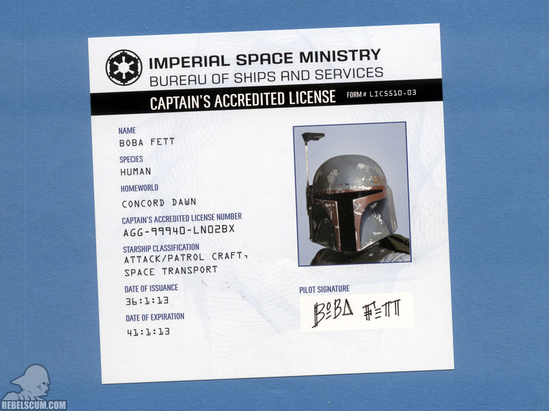 Star Wars: The Bounty Hunter Code (Boba Fett Captain license)