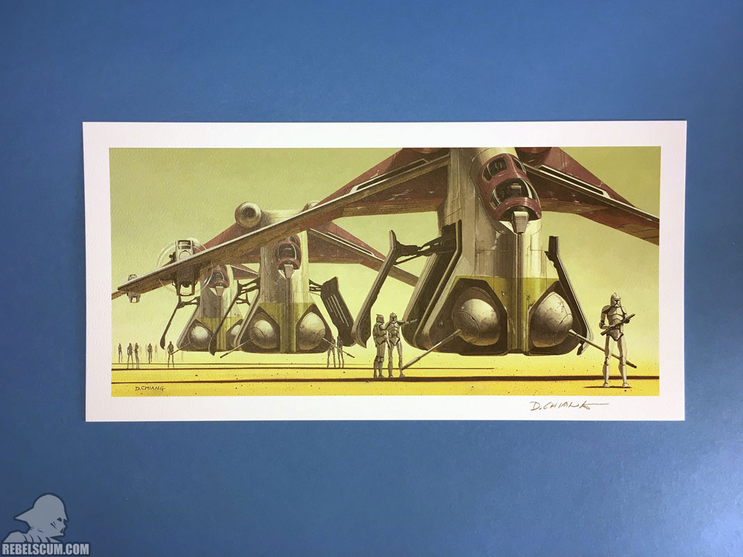 Star Wars Art: Concept LE (Print, Doug Chiang, 6x12 giclee)