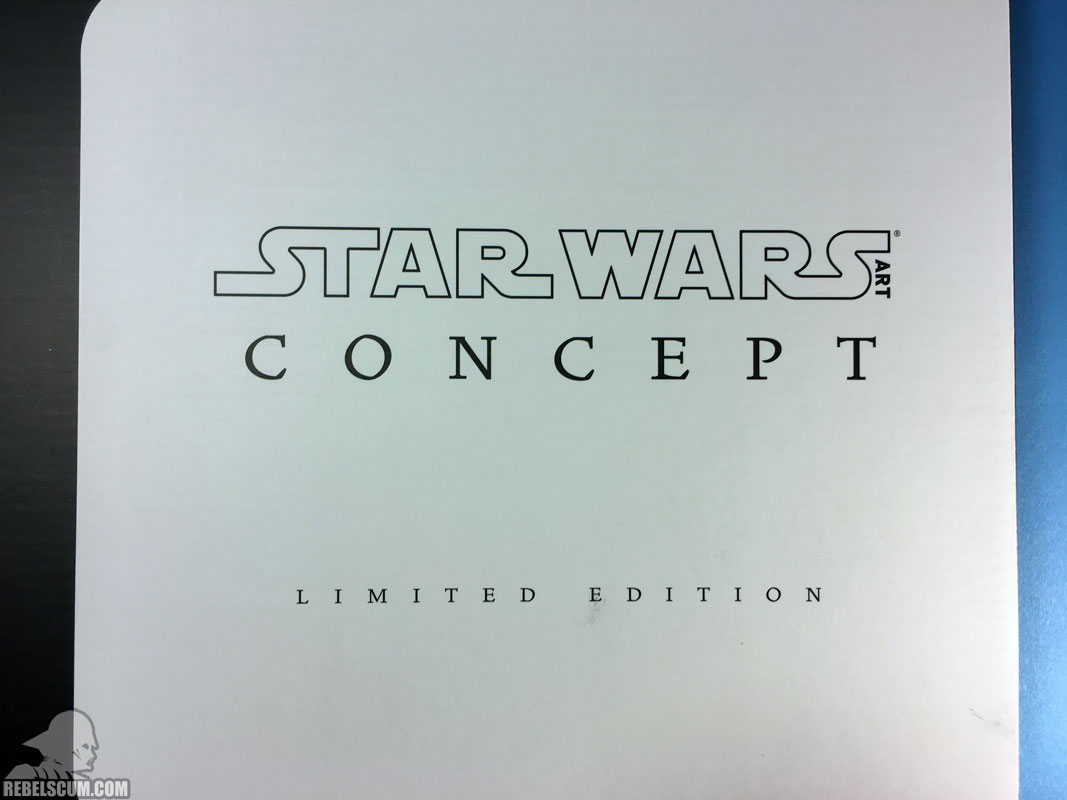 Star Wars Art: Concept LE (Exterior Box, Title)
