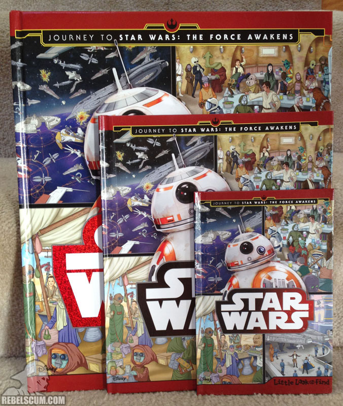 Star Wars Look and Find Comparison Image (Giant, Regular, Little)