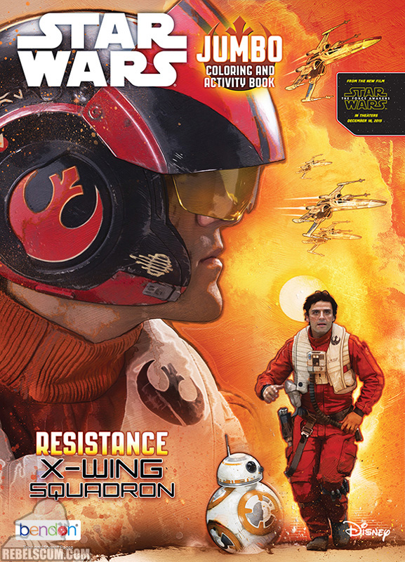 Star Wars: Resistance X-Wing Squadron Coloring Book