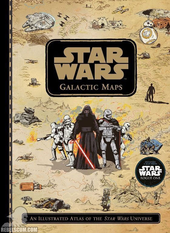 Star Wars Galactic Maps: An Illustrated Atlas of the Star Wars Universe - Hardcover