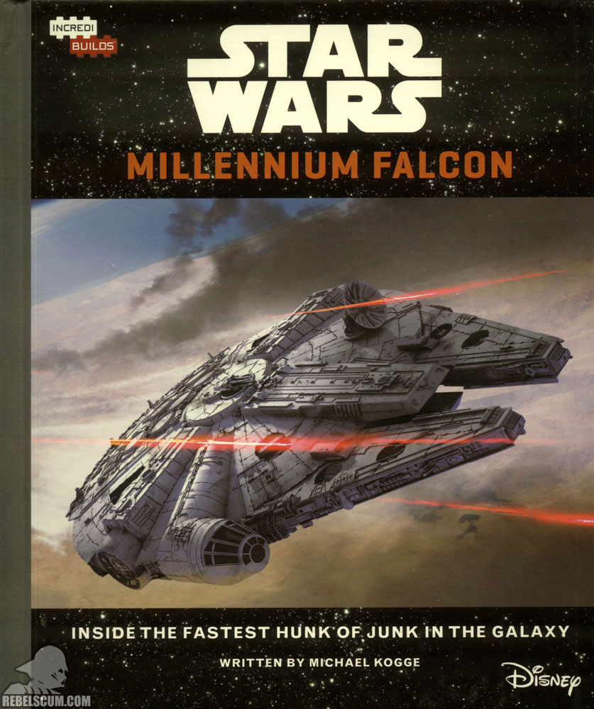 Star Wars IncrediBuilds: Millennium Falcon Deluxe Book and Model Set (Book Cover)