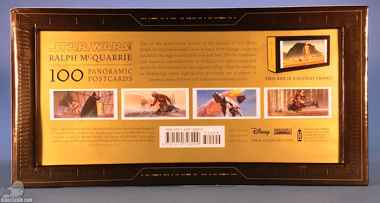 Star Wars Art: Ralph McQuarrie – 100 Postcards (Box, back)