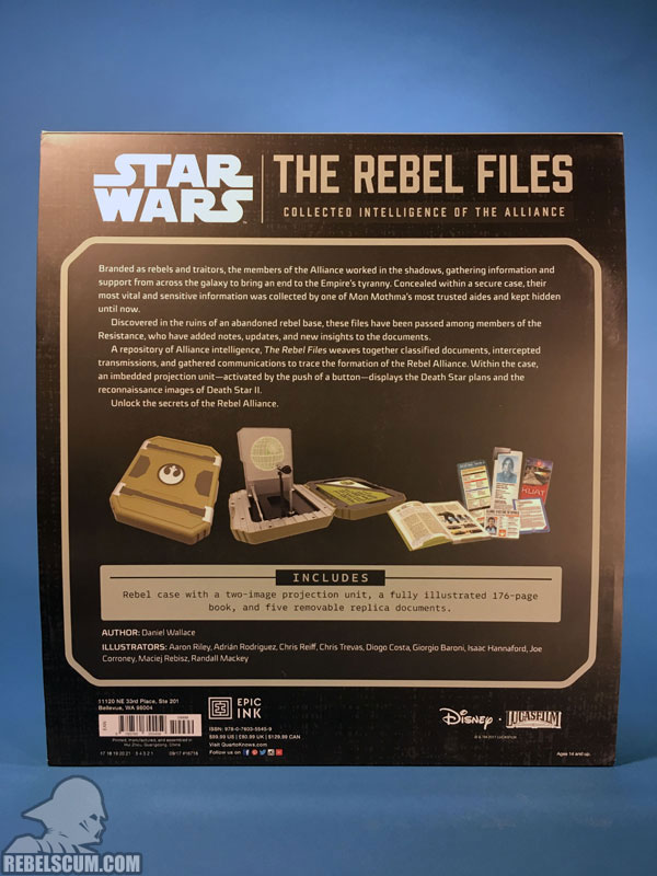 Star Wars: The Rebel Files (Slipcase, back)