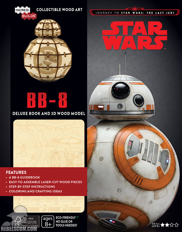 Star Wars IncrediBuilds: BB-8 Deluxe Book and Model Set - Hardcover