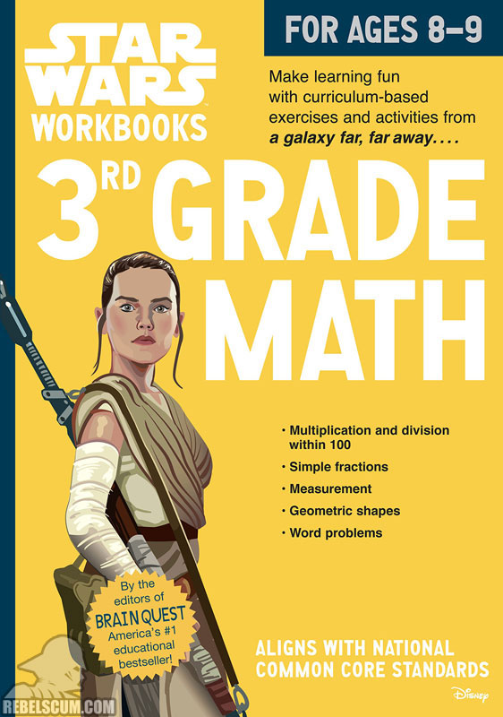 Star Wars Workbook: 3rd Grade Math - Softcover