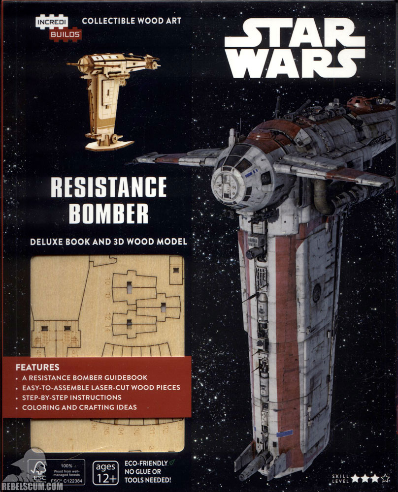 Star Wars Incredibuilds: Resistance Bomber Deluxe Book and Model Set - Hardcover