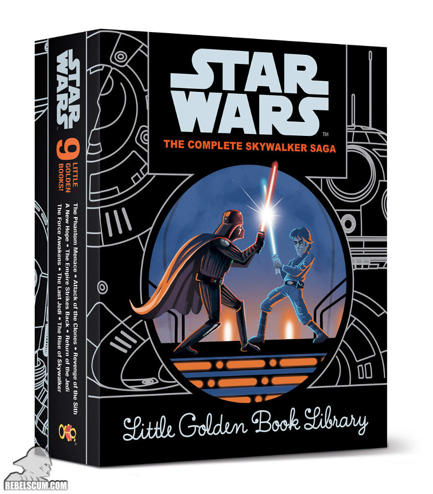 The Star Wars Episodes I-IX Little Golden Book Library - Box Set