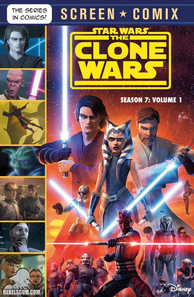 Star Wars: The Clone Wars Season 7 Vol 1 Screen Comix - Softcover