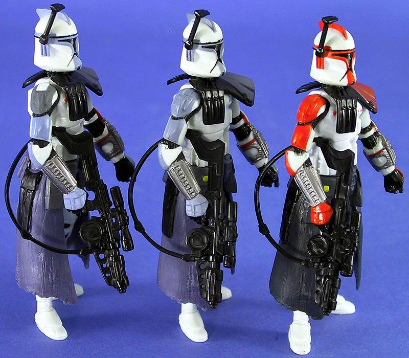 Variations: Gray Shoulder Pad, Blue Shoulder Pad, ARC Trooper Captain