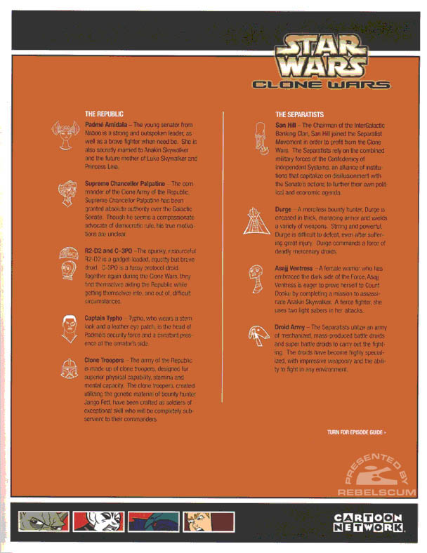 CLONE WARS Program