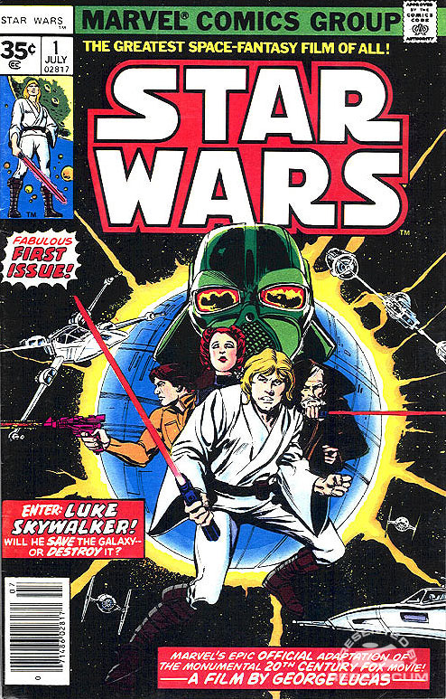 Star Wars (Marvel) 1 (newsstand edition; 35¢ variant)