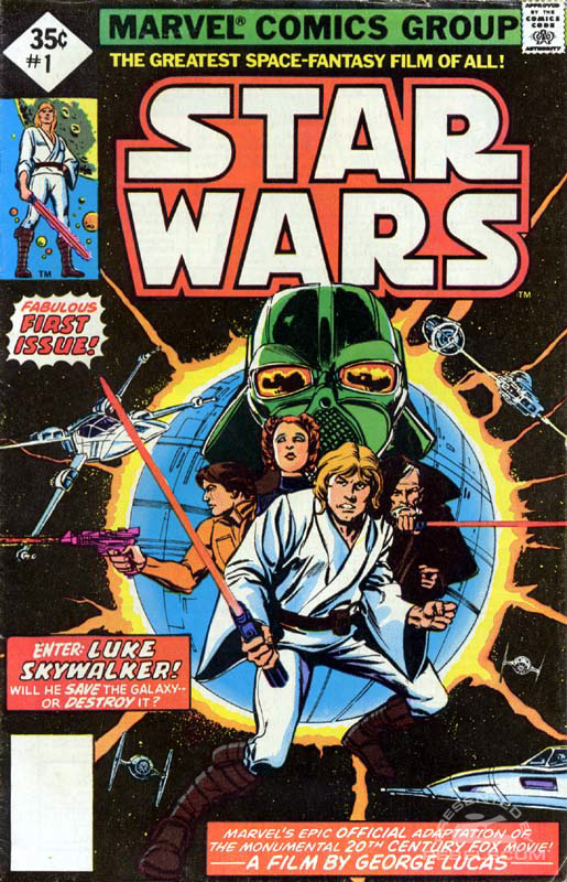 Star Wars (Marvel) 1 (direct market edition; 35¢ variant)