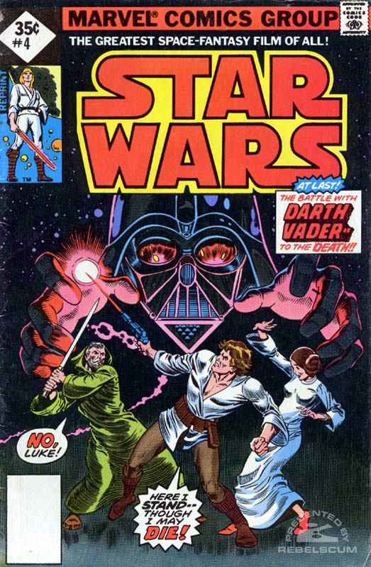 Star Wars (Marvel) #4 (direct market reprint; 35 variant)