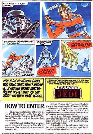 Star Wars ROTJ Contest Pamphlet (Page 4)