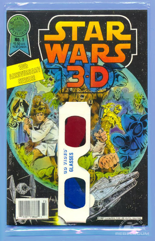 Star Wars 3-D 1 (Bagged, style 2 glasses)