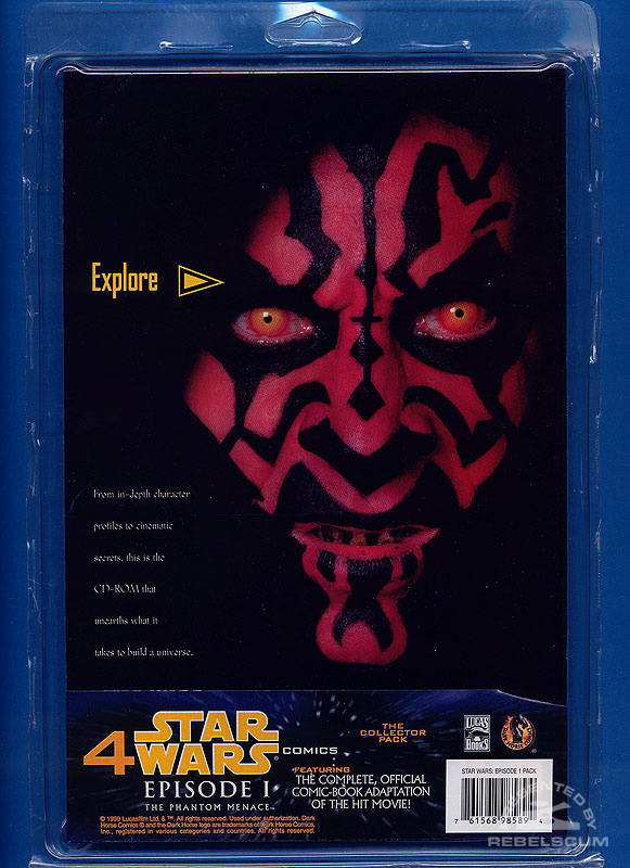 Episode I – The Phantom Menace Comic Pack (back)