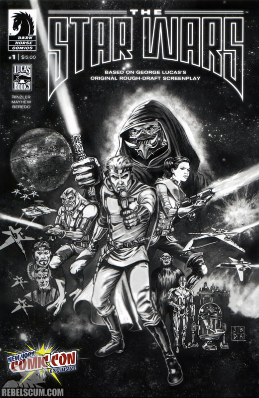 The Star Wars #1 (Jan Duursema B/W NYCC 2013 variant cover)