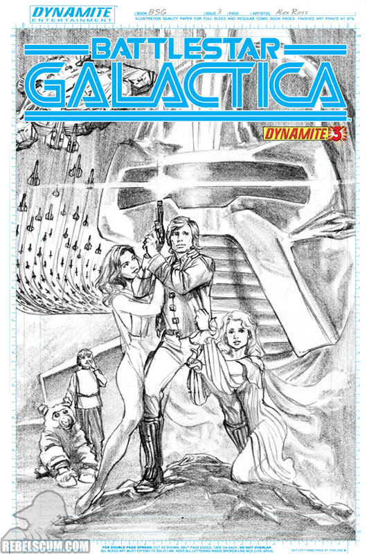 Battlestar Galactica #3 (Dynamite Comics-Sketch exclusive)