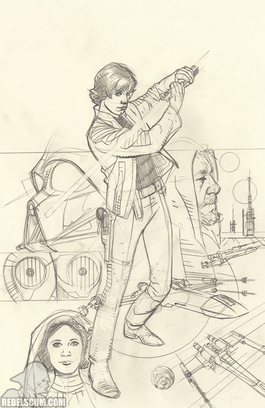 Rebel Heist #4 (Adam Hughes ultra sketch variant)