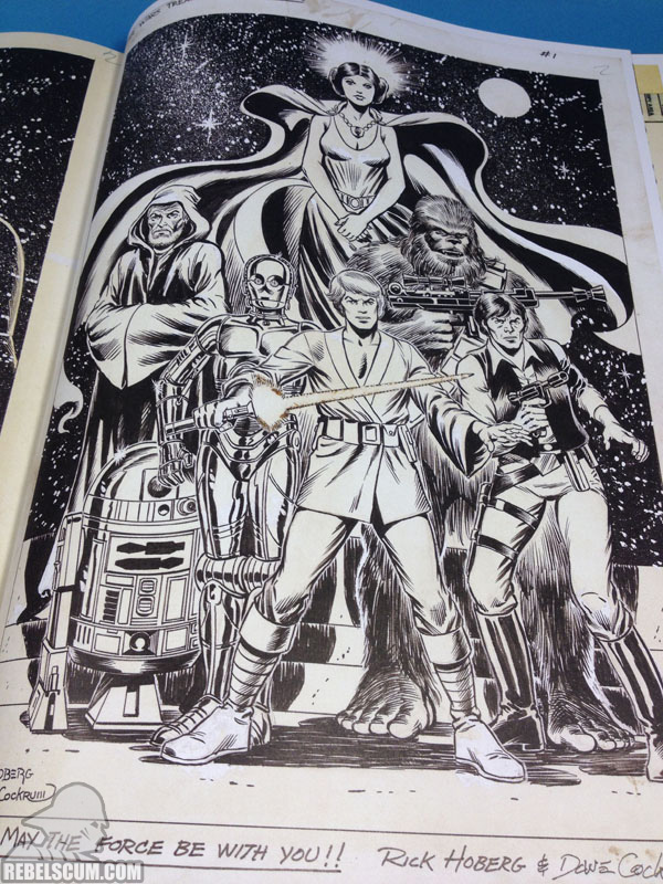 Star Wars Artifact Edition Hardcover (Sample Page)