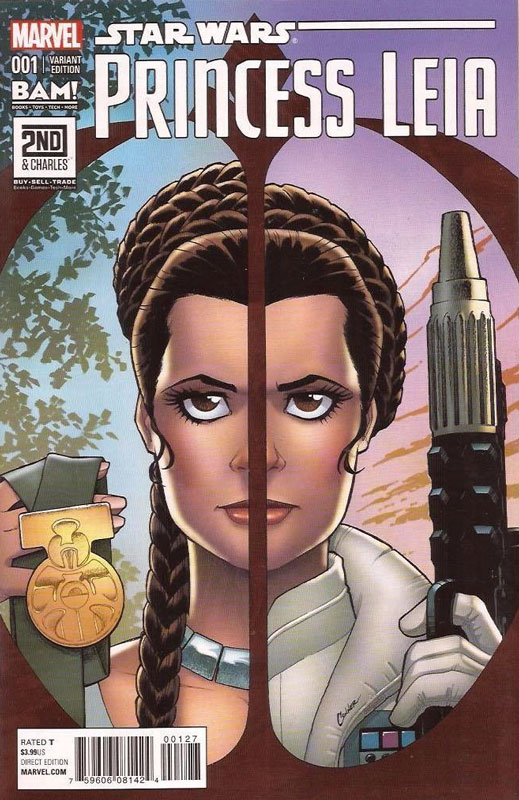 Princess Leia 1 (Amanda Conner Books A Million variant)