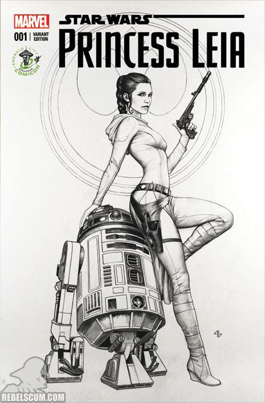 Princess Leia 1 (Adi Granov Emerald City Comic Con sketch variant)