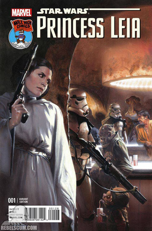 Princess Leia 1 (Gabrielle Dell'Otto Mile High Comics variant)