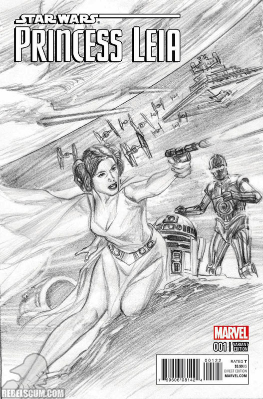 Princess Leia 1 (Alex Ross sketch variant)