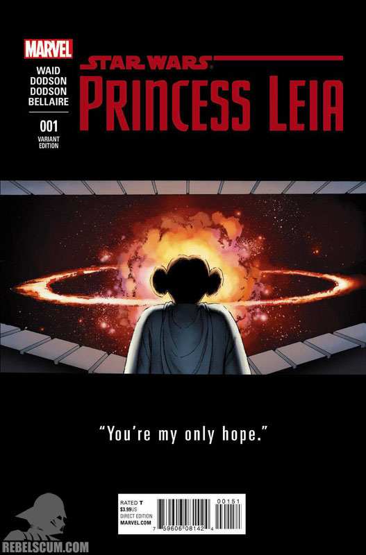 Princess Leia 1 (John Cassady Teaser variant)