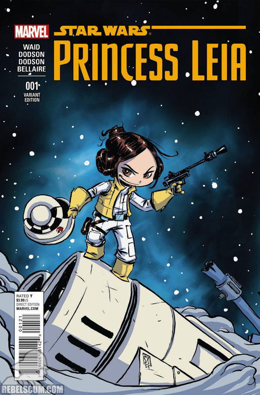 Princess Leia 1 (Skottie Young variant)