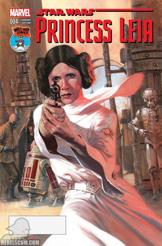 Princess Leia 4 (Gabriele Dell'Otto Mile High Comics variant)