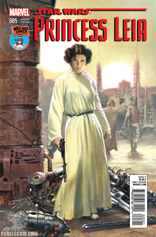 Princess Leia 5 (Gabriele Dell'Otto Mile High Comics variant)