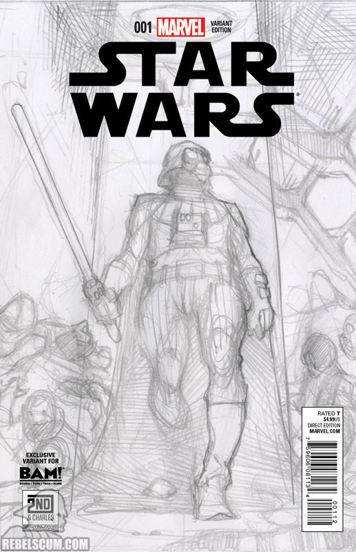 Star Wars 1 (Simone Bianchi Books A Million sketch variant)