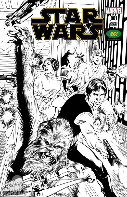 Star Wars 1 (Alan Davis Emerald City black/white variant)