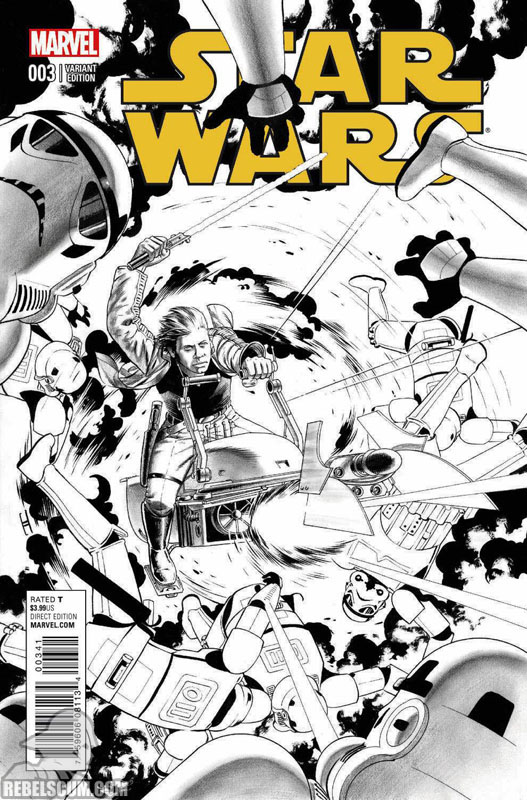 Star Wars 3 (John Cassady sketch variant)